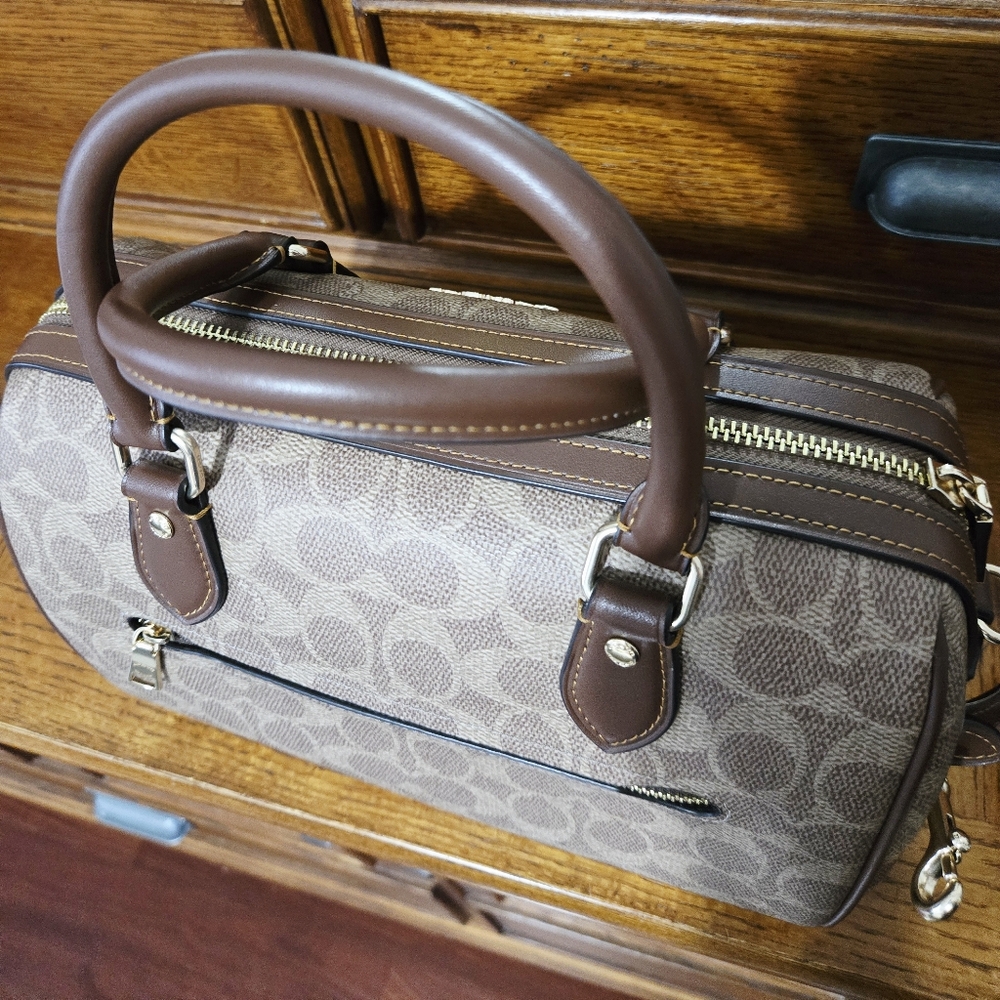 Rowan Satchel Bag In Signature Canvas - Picture 10 of 12
